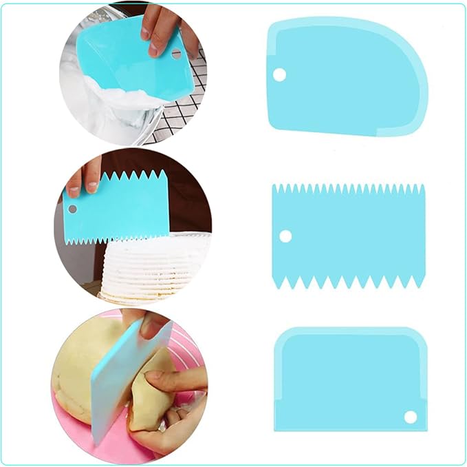 BDSHUNBF 36pcs Reusable Piping Bags and Icing Tips Set, Round Opening, Cake Decorating Kit for Pastries, Cupcakes, Cakes - Image 5