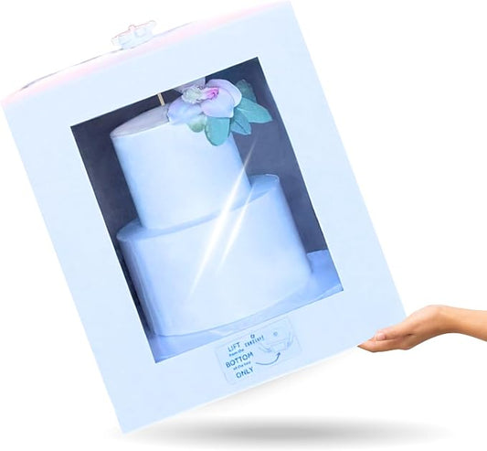 CAKESAFE LITE Cardboard Cake Carrier 14" x 14" x 13" by CAKESAFE