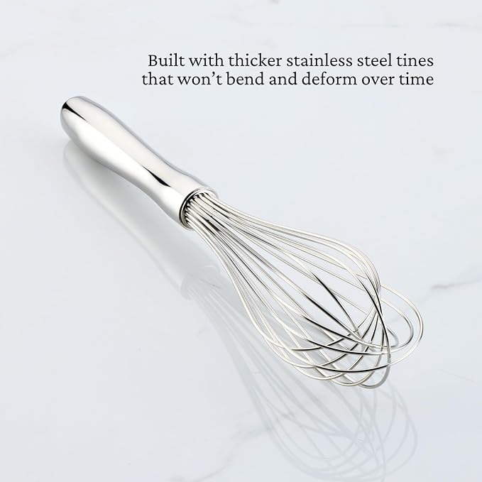 Hestan Provisions Chef's Tools, Balloon Whisk, (9-Inch), Artisan-Polished Stainless Steel - Image 3