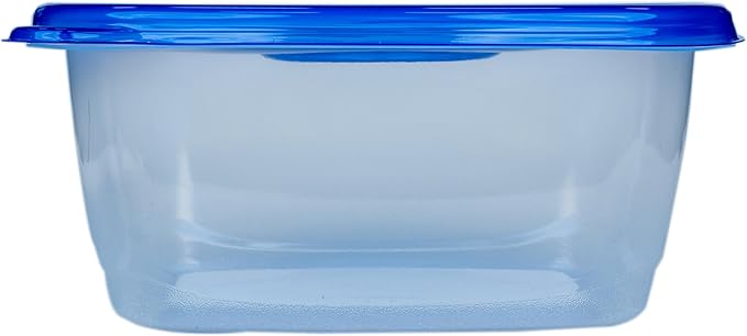 Glad GladWare Deep Dish Food Storage Containers, 64 Oz, 3 Count | Lock-tight seal for soups, salads, and meal prep in a large rectangle format; microwave and dishwasher safe - Image 5
