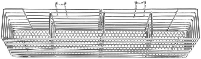 SANNO Dish Drying Rack with Stainless Steel Utensil Holder Large Dish Rack Drainer Stainless Steel Utensil Silverware Holder Organizer - Image 7