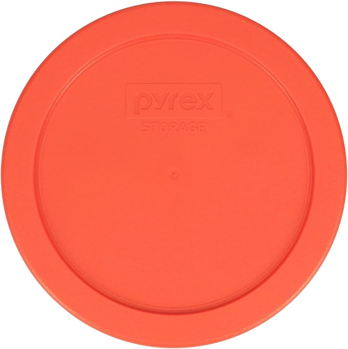 Pyrex 7201 Glass Bowl & 7201-PC Pumpkin Orange Lids (4-Pack) - Made in USA | Tempered Construction | Reusable Covers | Food Freshness Protection | Oven-To-Table Use - Image 7