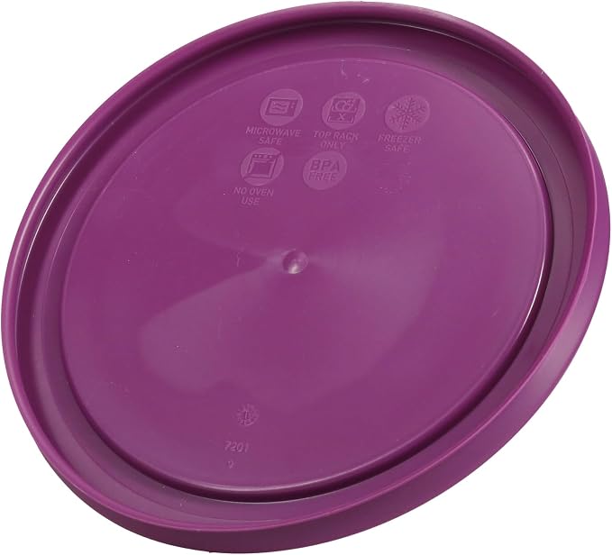 Pyrex 7201 (4-Cup) Glass Bowls with Thistle Lids (4 Pack) - Made in USA | 7201-PC | BPA-Free Plastic | Top-Rack Dishwasher Safe | Refrigerator And Freezer Safe | Stackable - Image 8