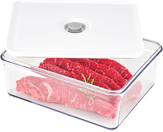 VAKUEN Premium Airtight Food Storage Containers, 4L(4.10qt) Smart One-Click Seal Lid, Patented Double Silicone Lining, 100% Leak Proof, BPA-FREE (Large Container 4.0) - Image 8
