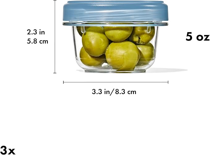 OXO Good Grips Twist & Stack Container – 5 oz – 3 Pack - Image 8