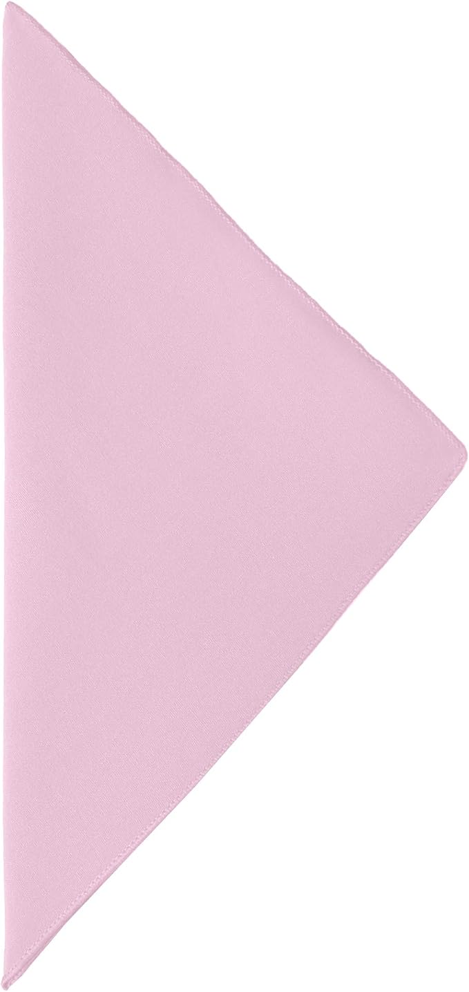 17x17-Inch Cotton-Feel Cloth Napkins, Light Pink Set of 36 | Bulk Case of 3 Dozen, Square, 100% Spun Polyester Fabric, MJS-Spun Construction, Cotton-Like Hand, Machine Washable, Seamless - Image 2
