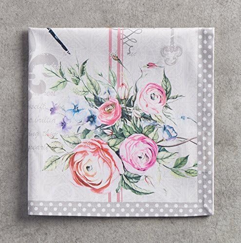 Maison d' Hermine Cloth Napkins Set of 4 100% Cotton Everyday Reusable Square Napkins Cloth Washable, Dinner, Party, Wedding, Restaurant, Spring/Summer (Champ De Mars, 20" x 20") | Everyday Square Napkins Cloth Washable Dinner Party Wedding Restaurant ... - Image 2