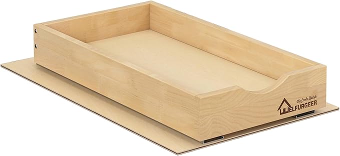 WelFurGeer Soft Close Pull Out Drawers for Cabinets, 11" W x 21" D Pull Out Cabinet Drawer with Heavy Duty Slides, Pull Out Cabinet Organizer, Cabinets Roll Out Drawers, Pull-Out Home Organizers by WelFurGeer
