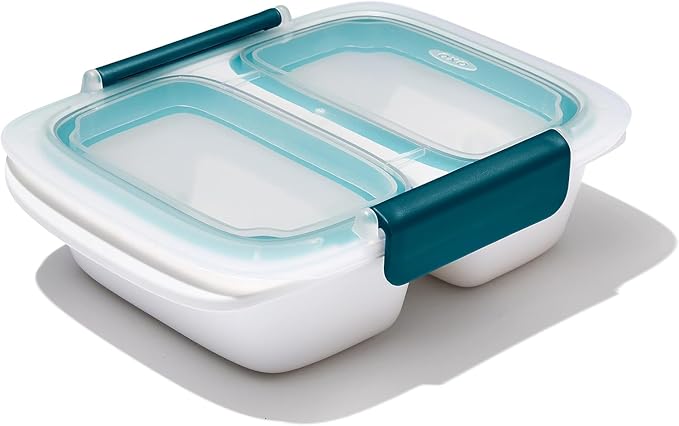 OXO Good Grips Prep & Go 2 Cup Divided Container - Leakproof Food Storage, Pack of 4 - Image 7