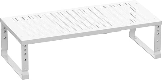 Expandable Adjustable Stackable Multi-Purpose Spice Racks,Metal Storage Rack, Practical Kitchen Pantry Shelves, Countertop for Kitchen, Bathroom, Storage Room & Other Places(1Pack/White,Medium) by Ipotivespaceorganization