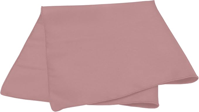 17x17-Inch Polyester Cloth Napkins, Dusty Rose, Set of 60 | Bulk Case of 5 Dozen, Square, Seamless, Serged Edges, Machine Washable, Wrinkle-Resistant, Flame-Resistant, Stain-Resistant - Image 2