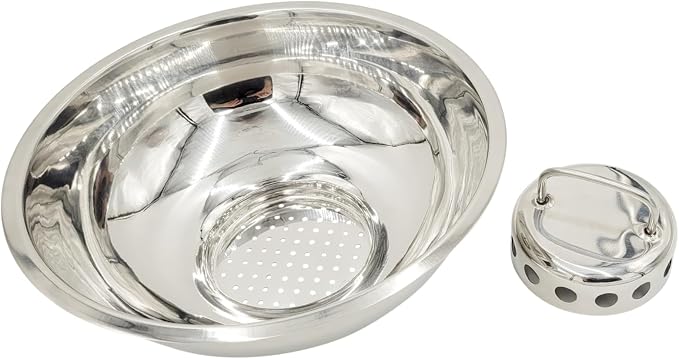 SS Strainers (Large Strainer & Pail Combo, 17 L Pail & Large Strainer Combo) - Image 4
