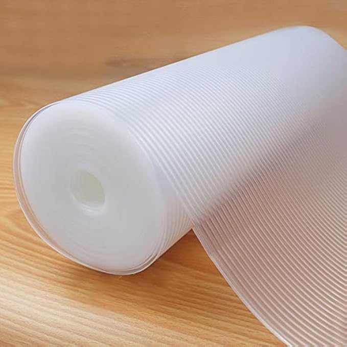 Glomen Shelf Liner, Non-Slip Cabinet Liner, Washable Oil-Proof for Kitchen Cabinet, Shelves, Refrigerator, Storage, Desks, 12 Inches x 10 FT, Non Adhesive Drawers Liner (12 Inches x 10 FT)… by Glomen