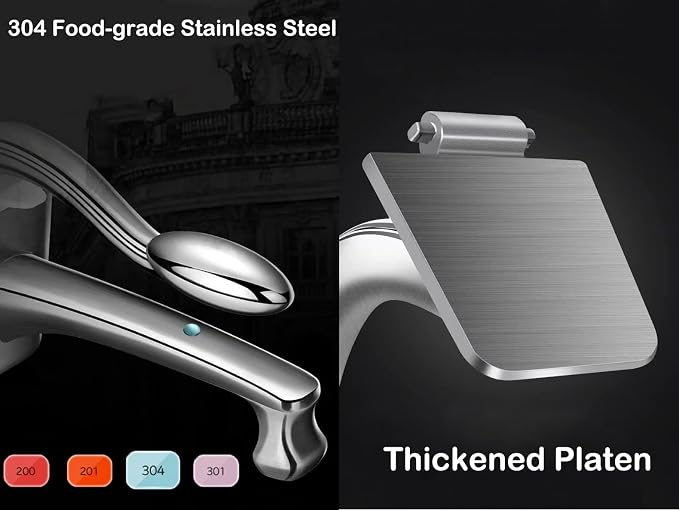 Real Stainless Steel Lemon Squeezer Citrus Juicer Hand Press Heavy Duty Manual Squeeze Juice Extractor Maker Orange Lime Grapefruit Presser - Image 5