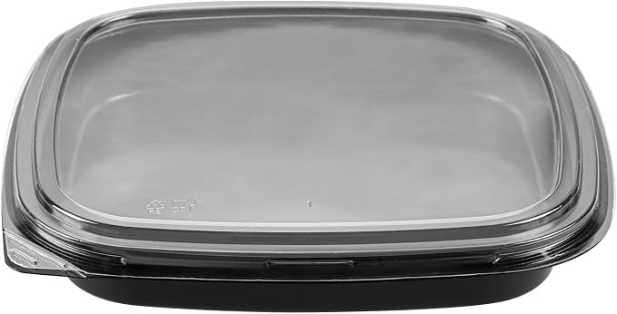 Restaurantware Plastic Sushi Trays 50 Pack of 10.6 x 10.6 x 1.77 Inch With Clear Lids Leak-Resistant Sushi Take Out Boxes Stackable Containers For Grab-And-Go - Image 11