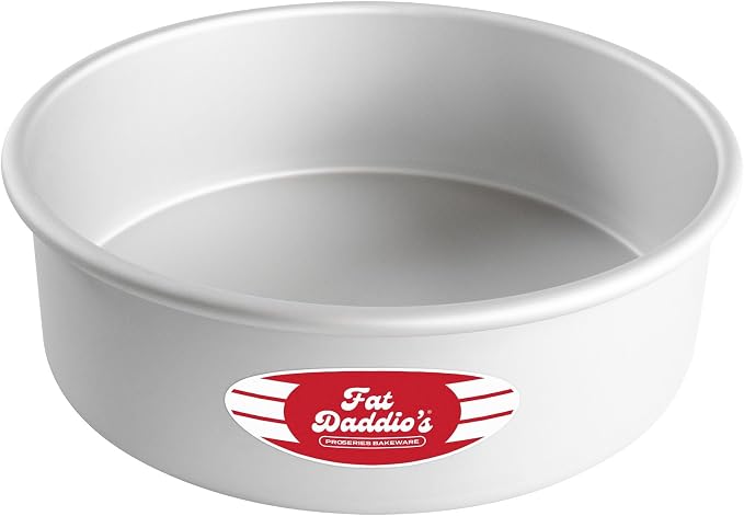 Fat Daddio's PRD-103 Anodized Aluminum Round Cake Pan, 10 x 3 inch by FatDaddios