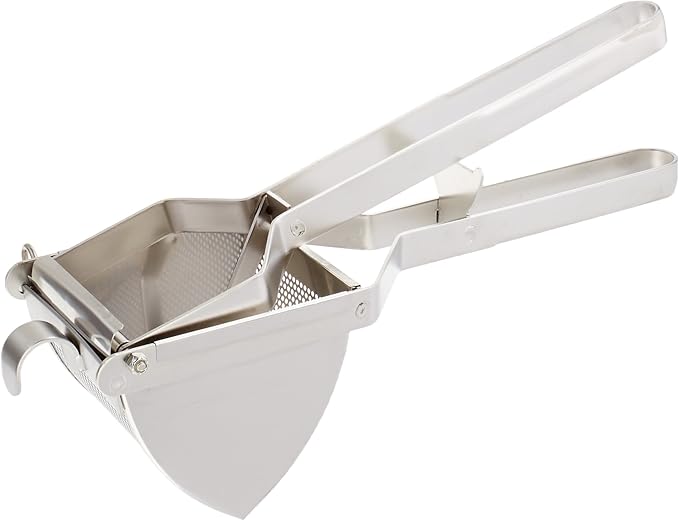Winco Stainless Steel Potato Ricer, Square, 5x5" | Restaurant service, Great for Mashed Potatoes, Pureed Foods and Food Preparation by Winco