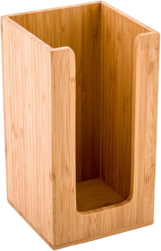 Restaurantware-4.5 x 8 Inch Coffee Cup Dispenser, 1 Countertop Cup Lid Organizer - Holds Cups/Lids/Napkins Up To 3.75 Inch in Diameter, Compact, Bamboo Cocktail Napkin Holder, For Bars or Offices, - Image 2