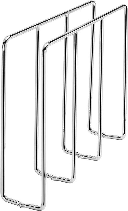 Rev-A-Shelf Baking Sheet Organizer for Wall/Base Cabinets, U-Shaped Bakeware & Cookie Sheet Wire Tray Divider for Kitchen Storage, Chrome, 596-10CR-52 by Rev-A-Shelf