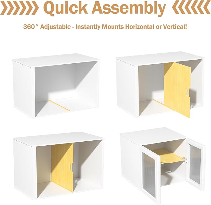 6 Set Trim-to-Fit Wood Tray Dividers for Cabinet, Cookie Sheet Organizer, Multi Layer Embedded Plug-in Board Storage, Cuttable DIY Storage Divider Insert for Kitchen Bedroom Cabinet Closet - Image 3