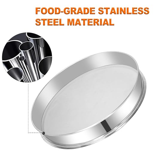 Sidasu 19.6" Vibrating Sifter Mesh Screen,100 Mesh Replacement Sieve | 304 Stainless Steel, Uniform Mesh Design, Easy Cleaning, Rust Resistant, For Flour Powder Grain Food Processing Applications - Image 5