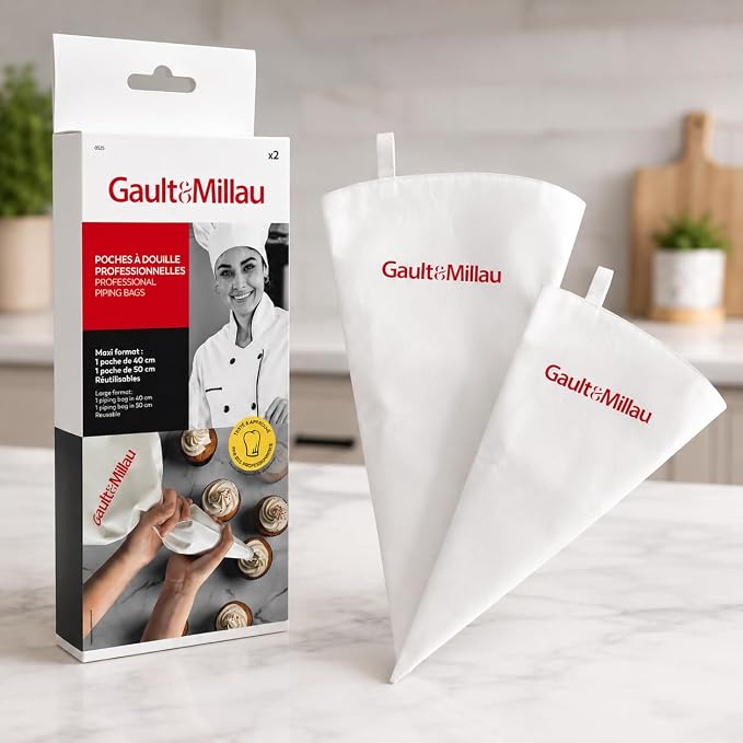 GAULT&MILLAU - Pro Piping Bags x2 - Create pastry decorations - Sturdy and reusable - Set of 2 - Image 5