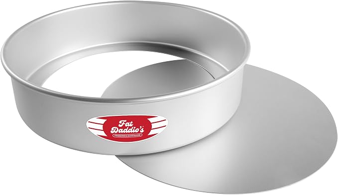 Fat Daddio's PCC-123 Anodized Aluminum Round Cheesecake Pan, 12 x 3 Inch by FatDaddios