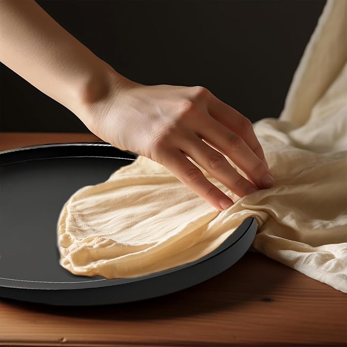 14" Black Bamboo Lazy Susan Organizer Kitchen Turntable for Cabinet Pantry Table Organization - Image 4