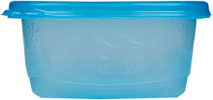 Glad GladWare FreezerWare Food Storage Containers, 24 Oz, 4 Count | Crack-resistant, small rectangle containers for freezing soups and meal prep; microwave and dishwasher safe - Image 5