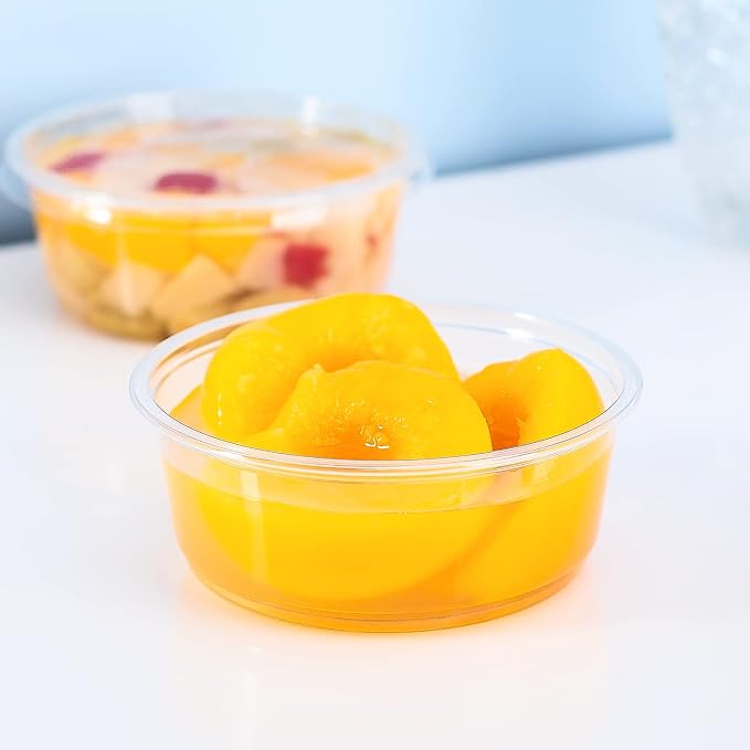 Karat 8oz PET Round Deli Container (117mm), FP-DC8-PET - 500 ct - Image 2