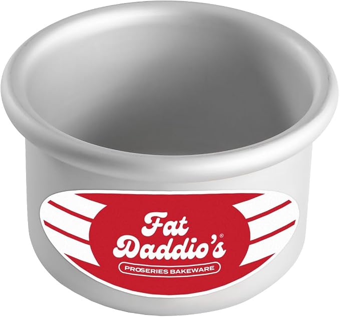 Fat Daddio's Round Cake Pan, 3 x 2 Inch, Silver by FatDaddios