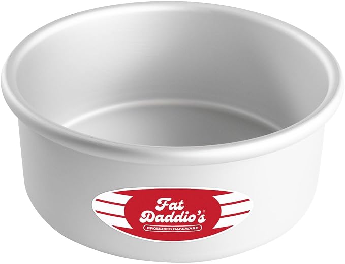 Fat Daddio's Anodized Aluminum Round Cake Pan, 7 x 3 Inch by FatDaddios
