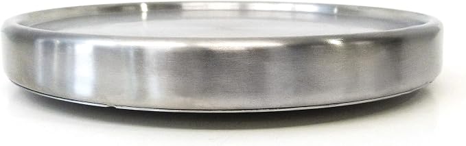 RSVP International Endurance Tool Crock Turntable Lazy Susan, Stainless Steel, 8.25" | Organize Spices & Small Bottles | Spins Easy | Handy in Cabinets or on Counters - Image 2