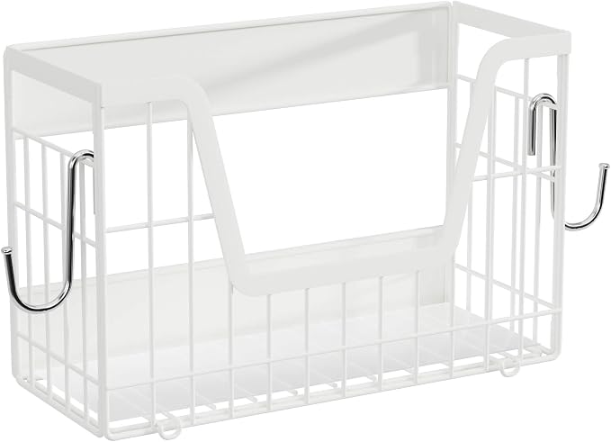 2 Set Magnetic Fridge Shelf, White Magnetic Fruit Basket for Fridge | Potato and Onion Storage Bins, Wire Baskets Magnet Shelves Spice Rack for Refrigerator Laundry Kitchen Organizer and Storage - Image 9