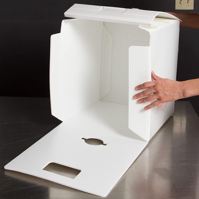 Innovative Sugarworks Small Cake Porter with Insulated Cover and Cake Carrier, 14" x 14" x 16", White - Image 2