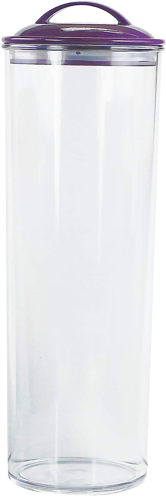 Calypso Basics by Reston Lloyd Acrylic Storage Canisters, Spaghetti, Plum by RestonLloyd