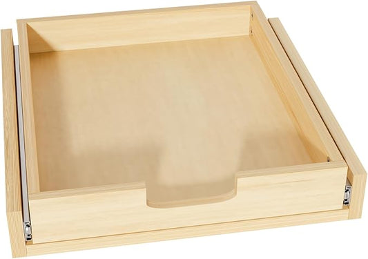 Pullout Cabinet Organizer, 23''W×21''D×3''H Slide Out Shelves for Kitchen Cabinets, Pull out Drawers for Kitchen Cabinets, Pantry, Bathroom, & Storage Organization by GREHITK