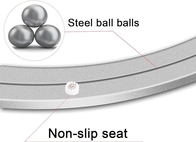 Lazy Susan Hardware Aluminum Metal Rotating Turntable Bearings Swivel Plate Hardware for Dining-Table and Workbench (16 Inchs) … - Image 4