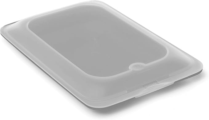 TATAY Cold Meat Containers for Fridge | Set of 3 Standard | Fridge Storage | Removable Lid, Stackable | Microwave, Freezer and Dishwasher Safe | BPA-Free, 17 x 3.2 x 25.2 cm, Colour Grey - Image 3
