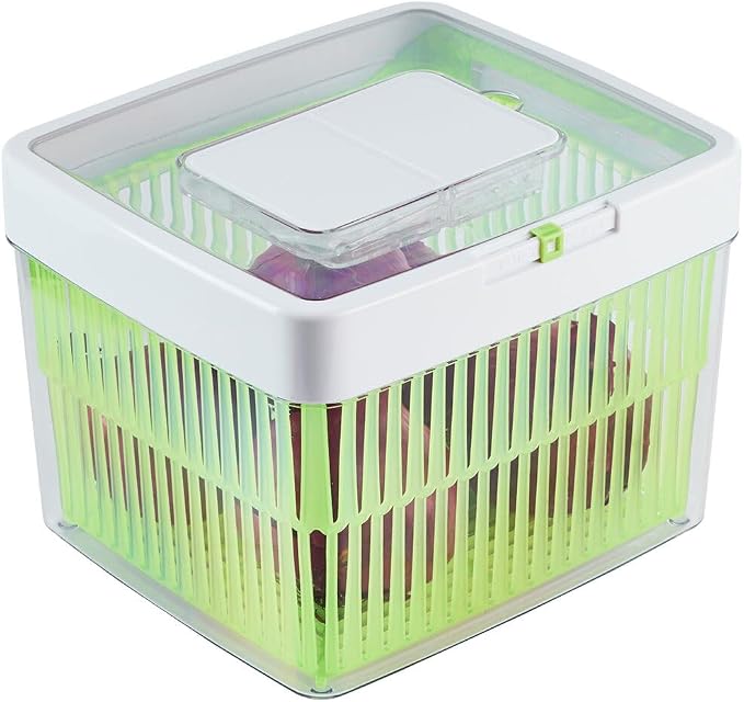 lakeland StayFresh Produce Keeper 4L Preserves Fruit and Veg Drains and Catches Excess Water Keeps Fresher for Longer by Unknown