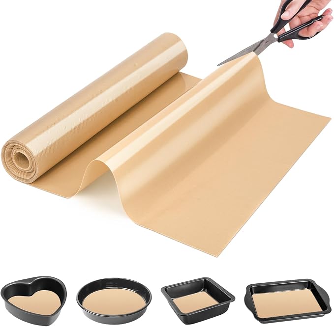 Silicone Baking Mat Roll-Non-slip Silicone Kitchen Counter Mat, Countertop Protector, Silicone Pastry Mat, Non-Stick Reusable Air Fryer Linner, Pan Liner, Oven Liner, Freeze Dryer Mat by GoldeerkitchenBakingAccessoriesTools