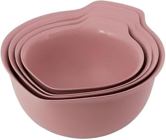 KitchenAid Universal Nesting Plastic Mixing Bowls, Set of 4, 1.5 quart, 2.5 quart, 3.5 quart, 4.5 quart by Unknown