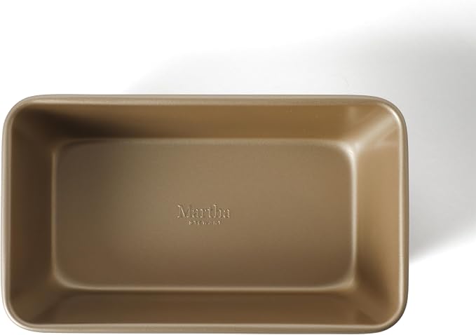 Martha Stewart Gallen 9 Inch Nonstick Carbon Steel Loaf Pan – Champagne, Durable Bakeware for Even Baking and Easy Release - Image 4