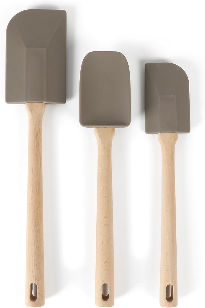 Martha Stewart 10 Piece Tools and Gadget Set W/Ceramic Crock - Linen White w/Grey Tools - Image 5