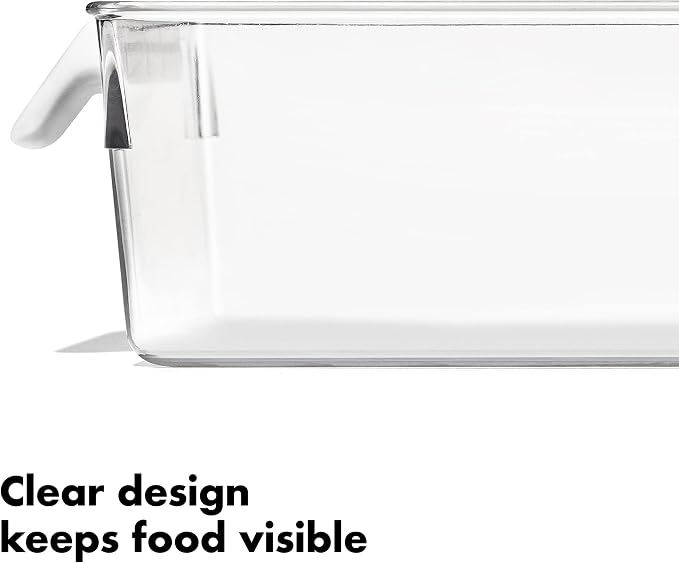 OXO Good Grips Fridge Organization Bin 5 in x 14 in - for Yogurt Cups, Small Produce, Berry Bins and More - Image 4