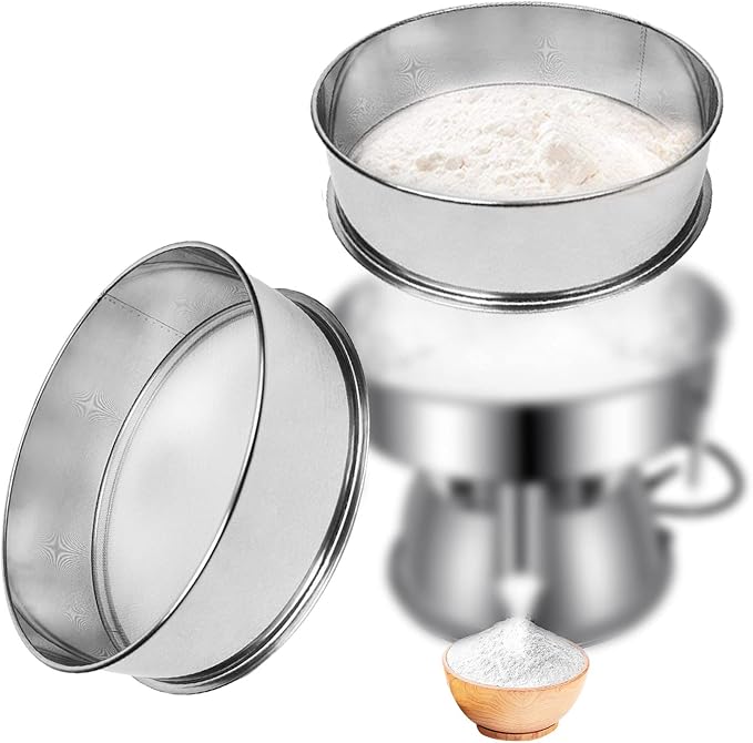 Sidasu Vibrating Sifter-Stainless Steel 10 Mesh for Powder Sifter Machine | Replacement Sieve for Baking Kitchens,Grain Milling,Herbal Powder,Food Preparation - Image 3