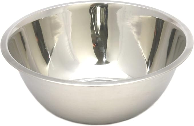 Chef Craft Brushed Mixing Bowl, 5-Quart, Stainless Steel by ChefCraft