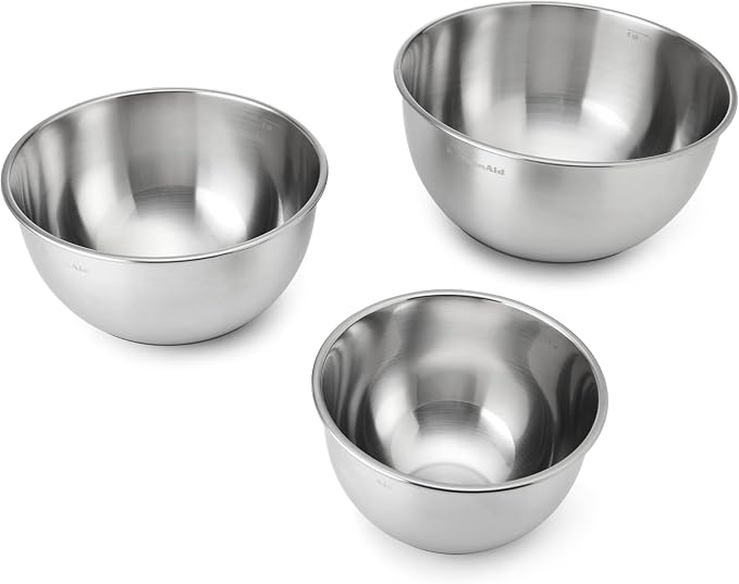 KitchenAid Stainless Steel Mixing Bowls, Set Of 3 - Image 8