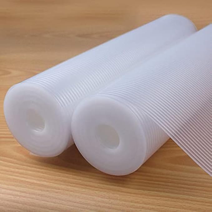 Drawer Liners for Kitchen, Shelf Liners, Washable Oil-Proof Cabinet Liner for Refrigerator, Cabinet, Drawer, Storage, Shelves, Non-Slip Shelf Liner (17.5 Inches x 20 FT x 2 Rolls)… by Glomen