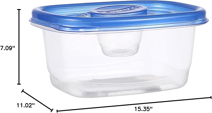 Glad GladWare To-Go Medium Rectangle Snack Containers, 24 Oz, 4 Count, 6-Pk | BPA-free plastic, tight seal, microwave and dishwasher safe, meal prep and lunches - Image 7